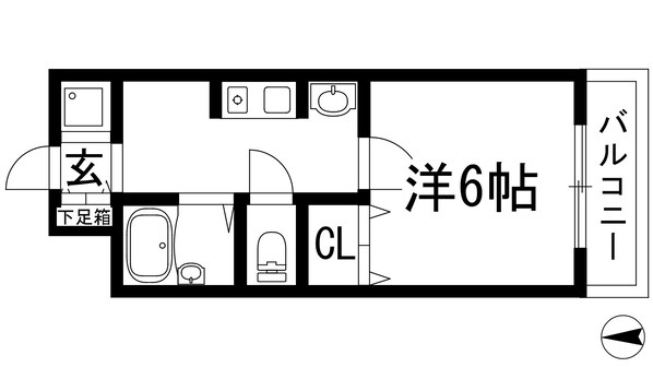 ステラハウス4-100の物件間取画像